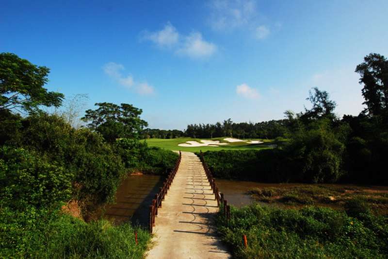 海南海口南洋河原生态高尔夫球会俱乐部球场